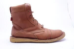 Oliberte Boots Mens Size 7 US 40 EU Brown Leather Ankle Lace Up Combat Trail